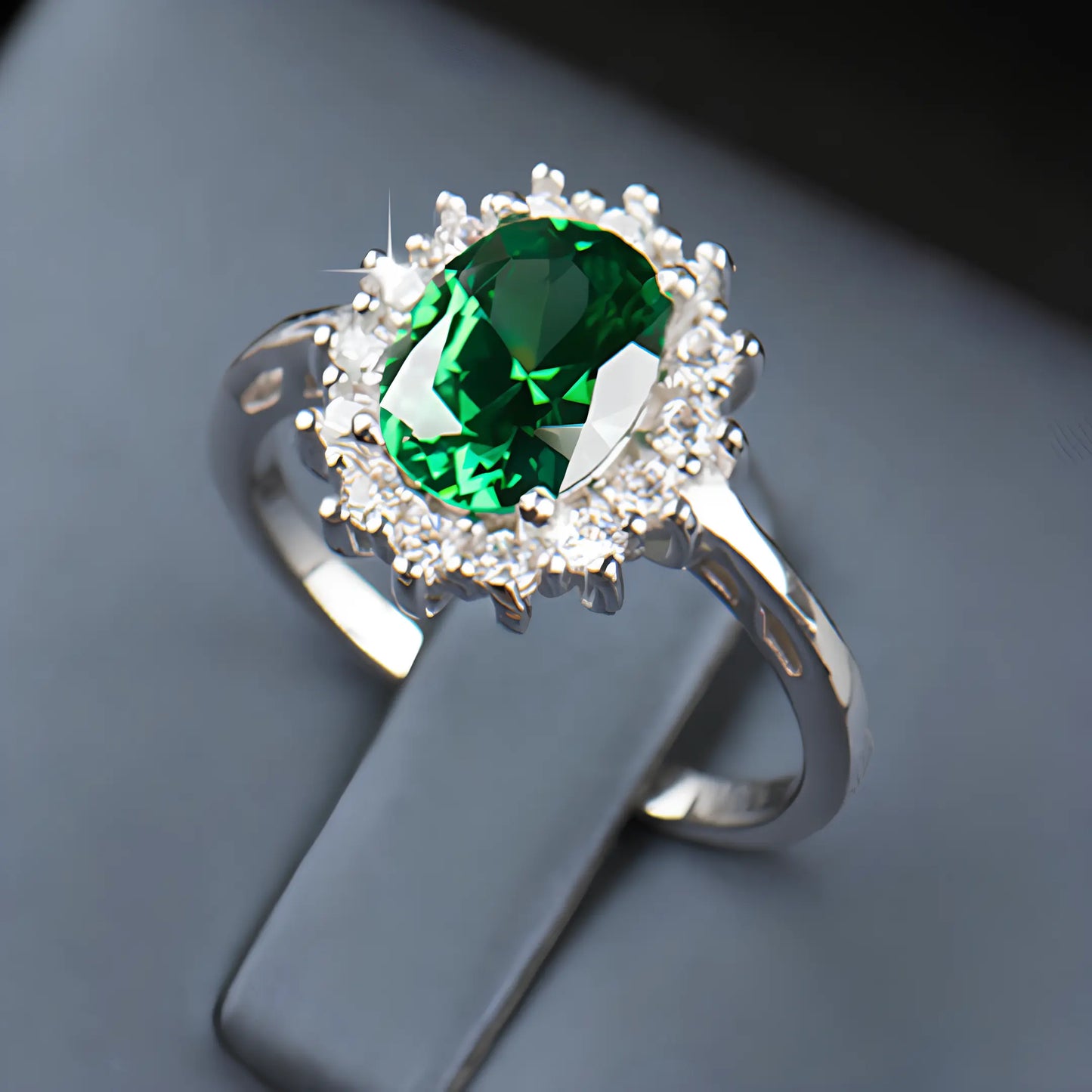 Anel Chromia em Prata 925 com Zircônia