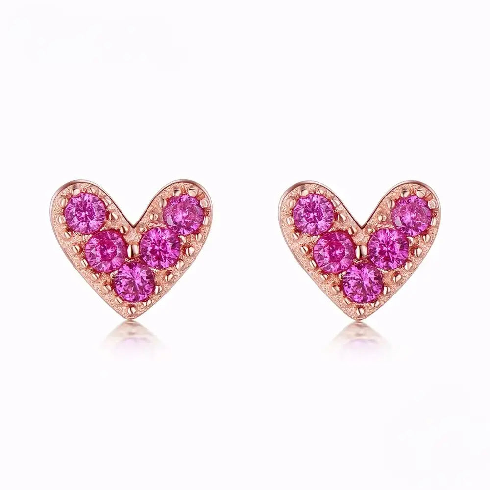 Brinco Heart Merci com Zircônia em Prata 925
