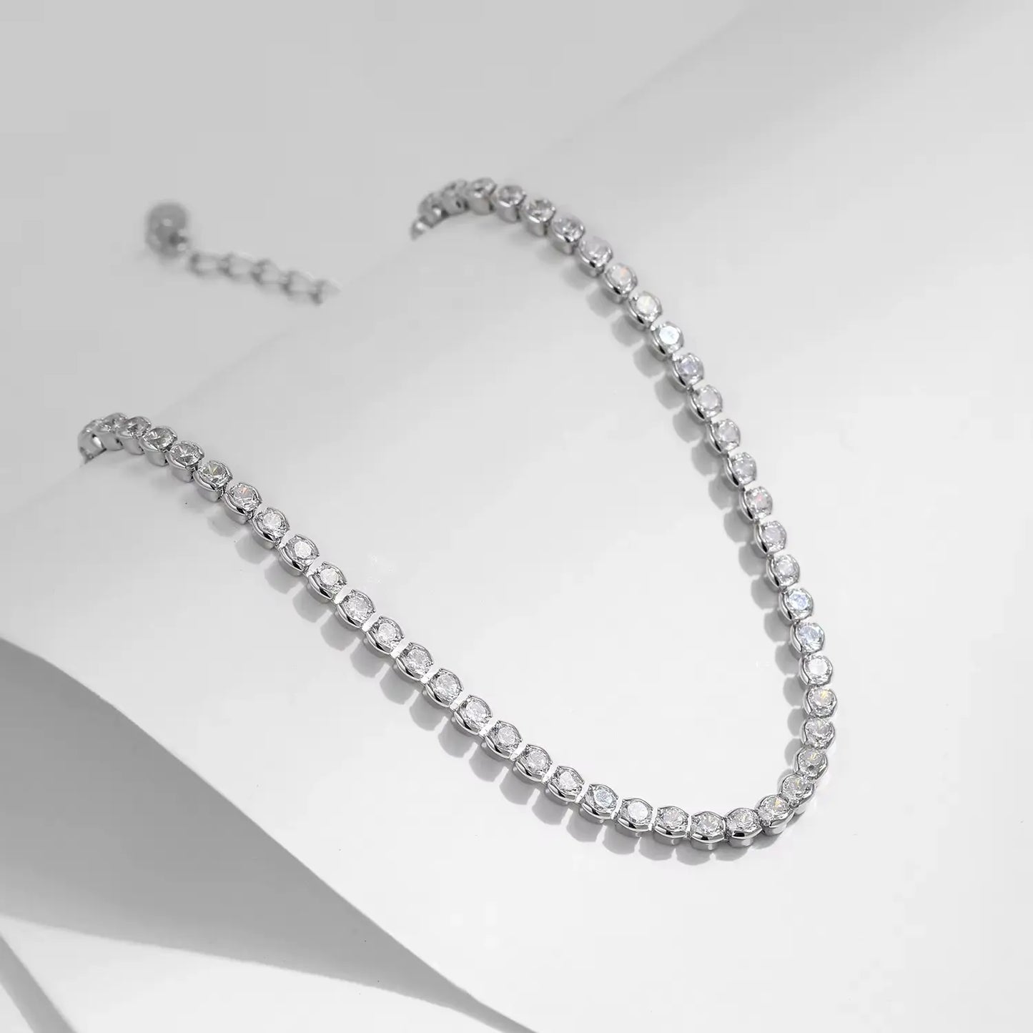 Bracelete Lumos com Zircônia em Prata 925
