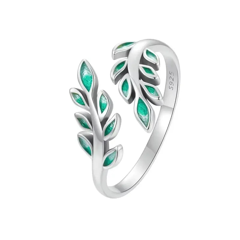 Anel Nature com Esmalte Ajustável