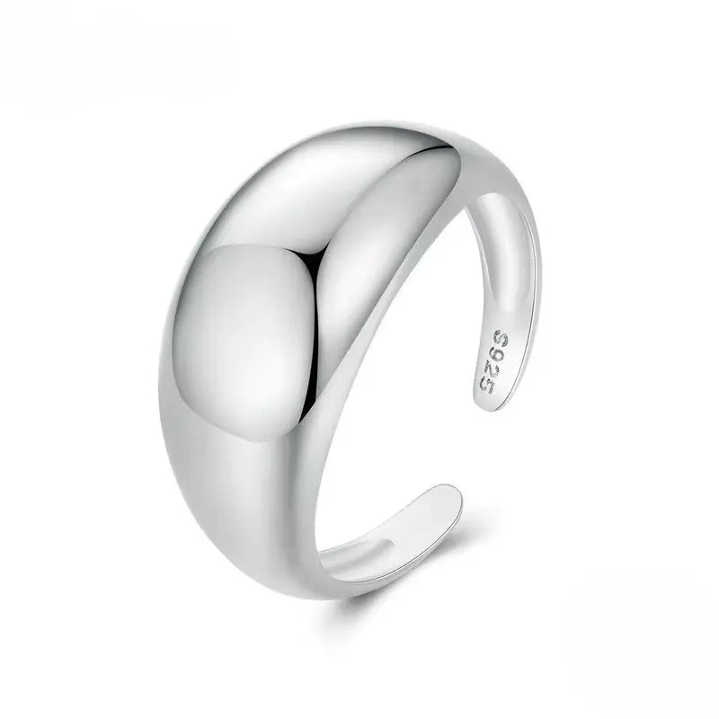 Anel Essential Shine Ajustável em Prata 925