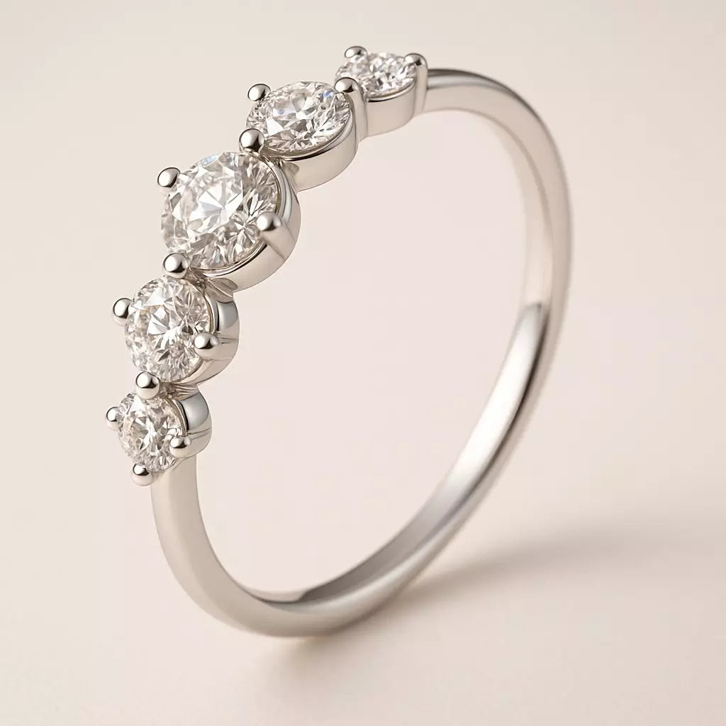 Anel Elegância com Zircônia