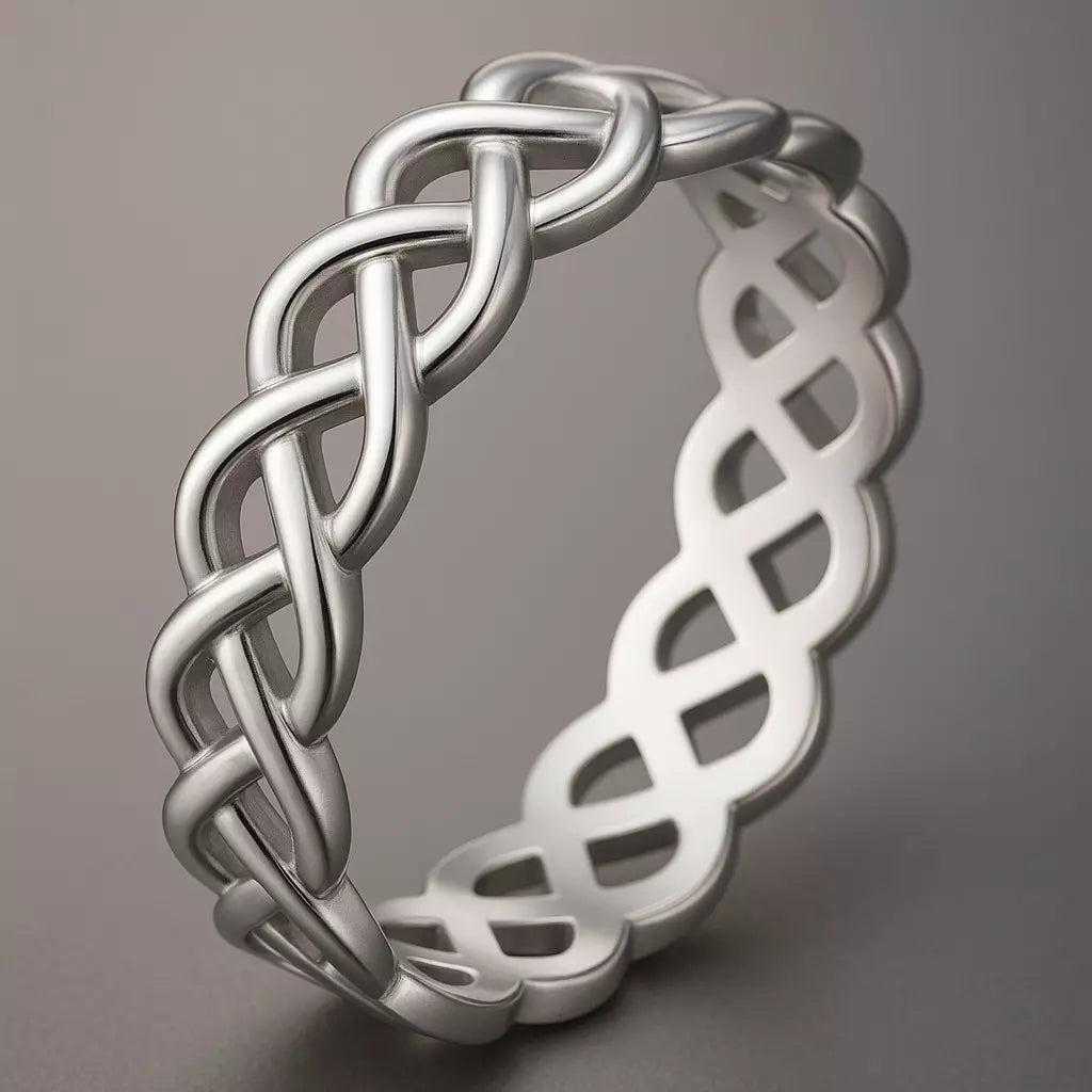 Anel Infinity Twist em Prata 925