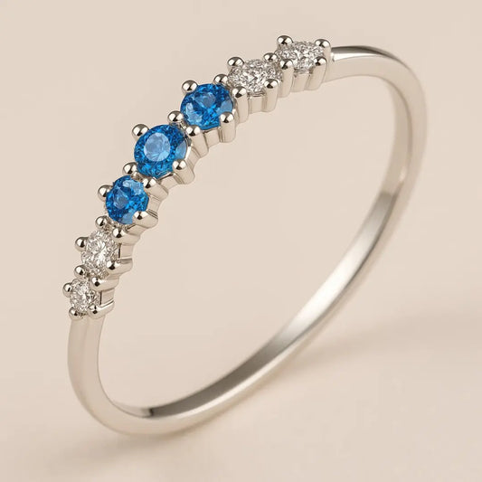 Anel Azure em Prata 925 com Zircônia