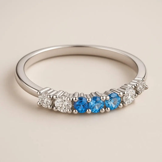 Anel Azure em Prata 925 com Zircônia