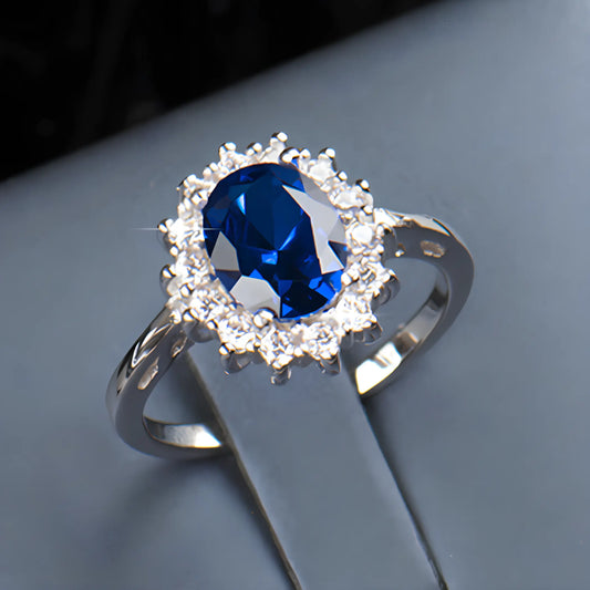 Anel Chromia em Prata 925 com Zircônia