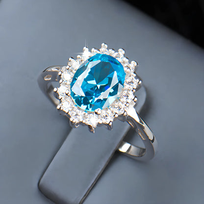 Anel Chromia em Prata 925 com Zircônia
