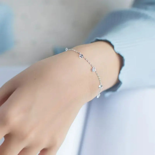 Bracelete Lumina com Zircônia em Prata 925