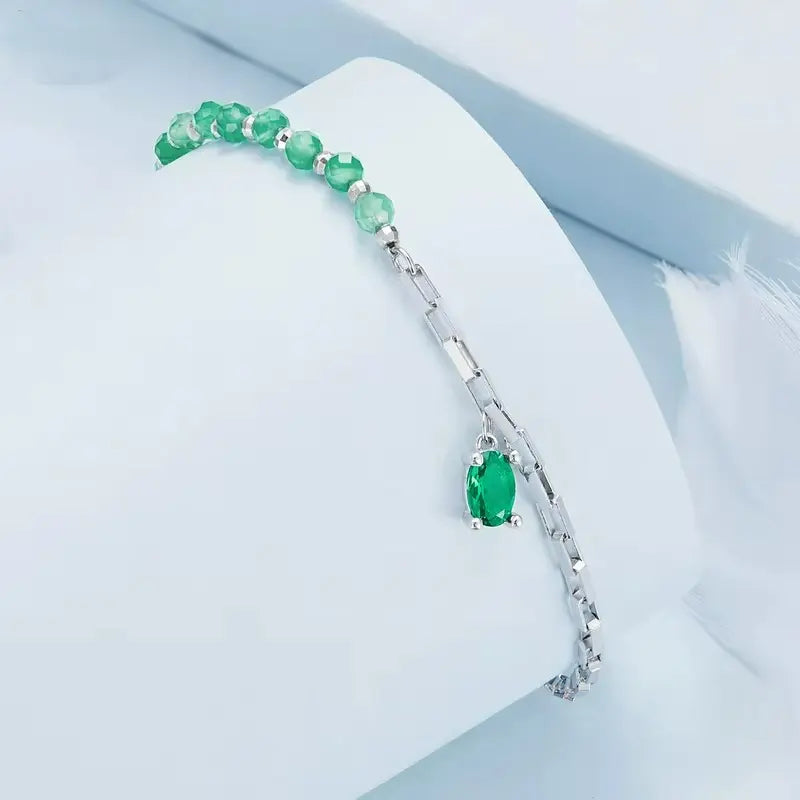Bracelete Verdea Cristal em Prata 925