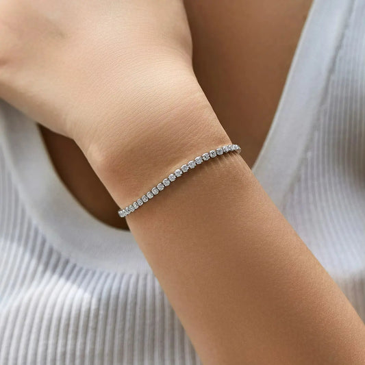 Bracelete Lumos com Zircônia em Prata 925