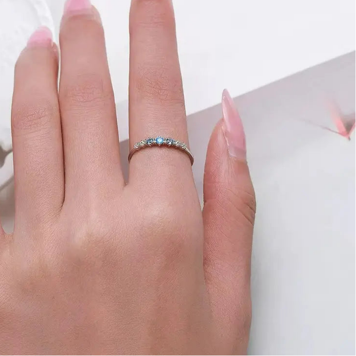 Anel Azure em Prata 925 com Zircônia
