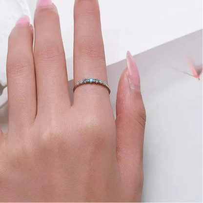 Anel Azure em Prata 925 com Zircônia