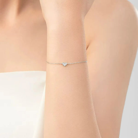 Bracelete Pure Love com Zircônia em Prata 925