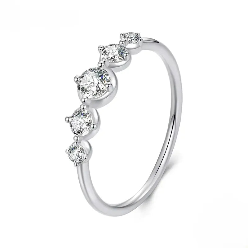 Anel Elegância com Zircônia
