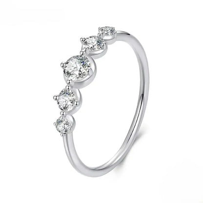 Anel Elegância com Zircônia