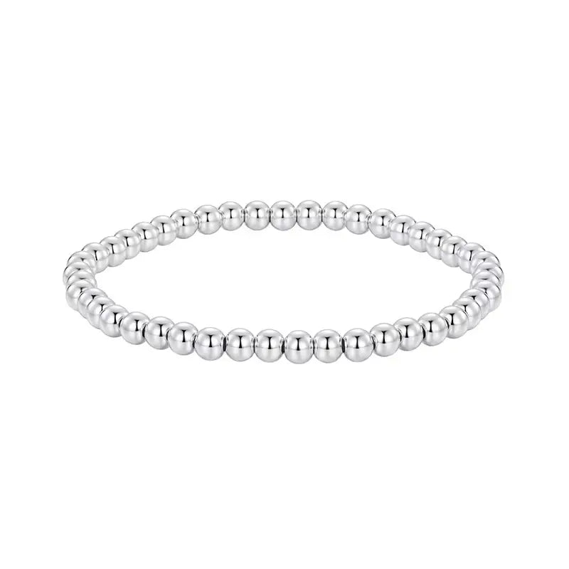 Bracelete Sfera em Prata 925 banhado a Ouro Branco