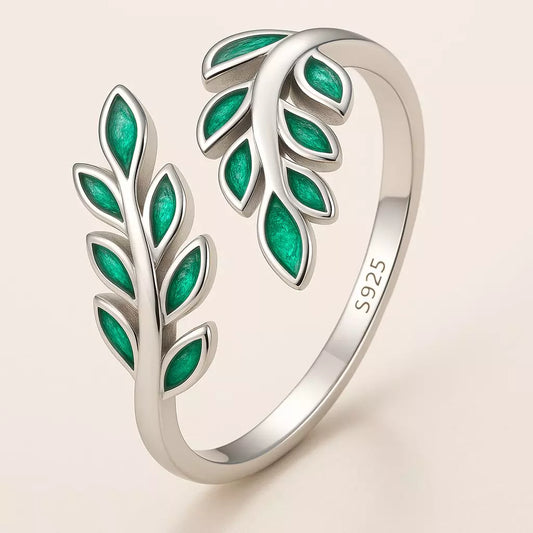 Anel Nature com Esmalte Ajustável