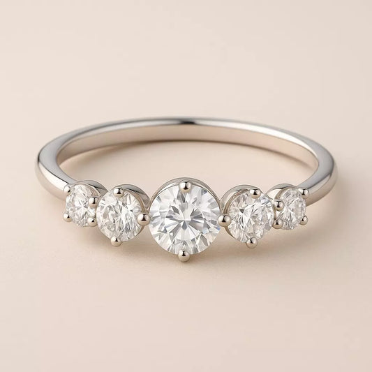 Anel Elegância com Zircônia