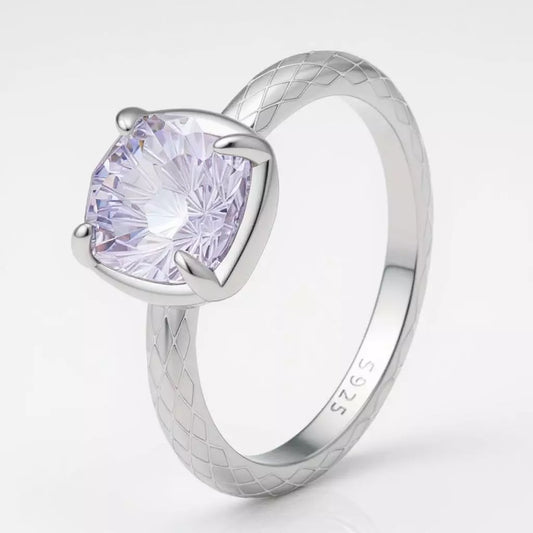 Anel Viola di Luce com Zircônia