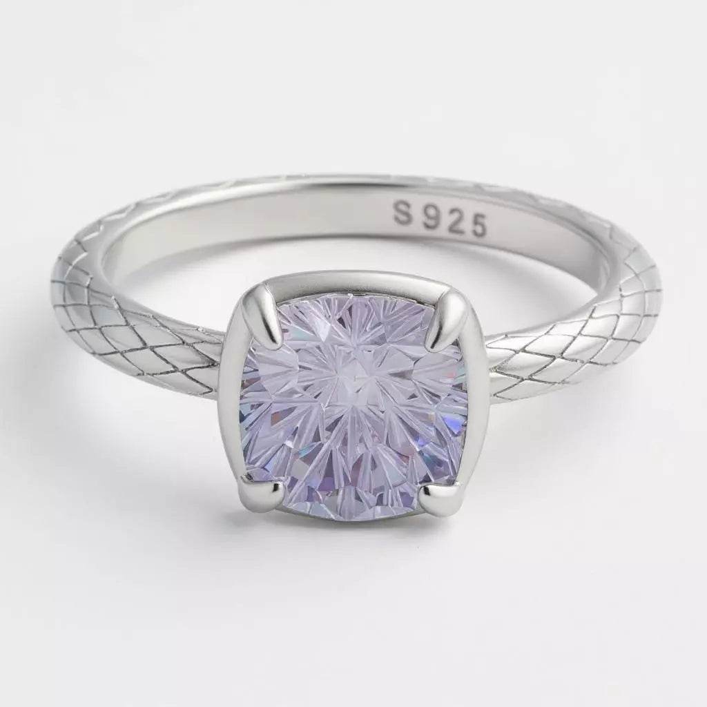 Anel Viola di Luce com Zircônia