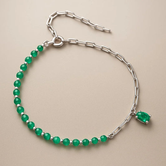 Bracelete Verdea Cristal em Prata 925