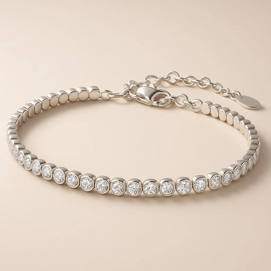 Bracelete Lumos com Zircônia em Prata 925